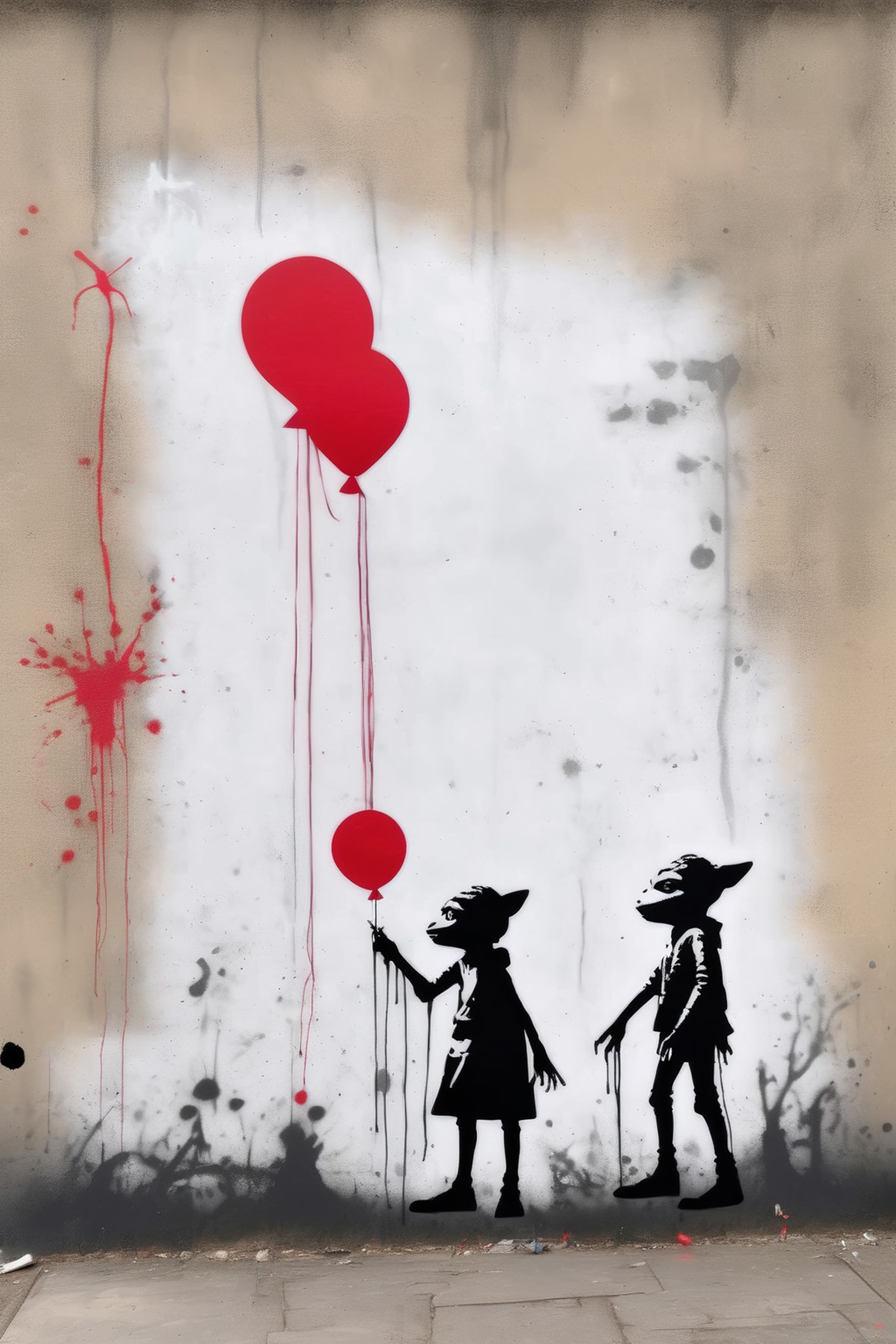 00103-2034419886-_lora_Banksy Style_1_Banksy Style - a black and white silhouette portait of Jar Jar Binks trying to catch a red balloon with his.png